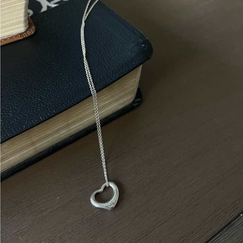 Tiffany & Co. - Elsa Peretti Open Heart Pendant Necklace, 11mm